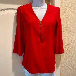 EXPRESS Red Blouse Size XS